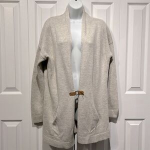 Esprit‎ Wool Blend Cardigan in Oatmeal Size M